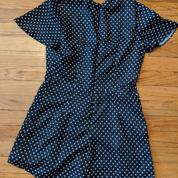 Feminine Polkadot Romper - Picture 2 of 4